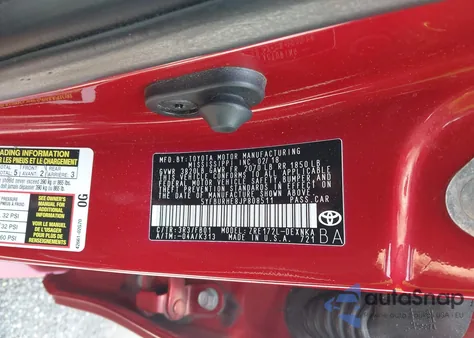 2018 Toyota Corolla L/Le/Xle/Se/Xse from USA, damaged, VIN 5YFBURHE8JP808511